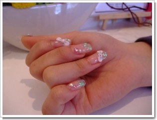 華ネイル仕上がり